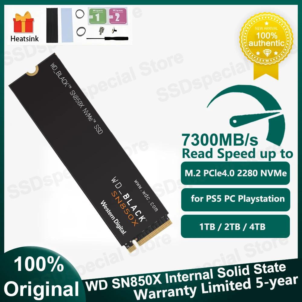 ũž ƮϿ  WD BLACK SN850X NVMe  ̹ SSD, ָ Ʈ ̺ Gen4 PCIe M.2 2280, ִ 7300 MB